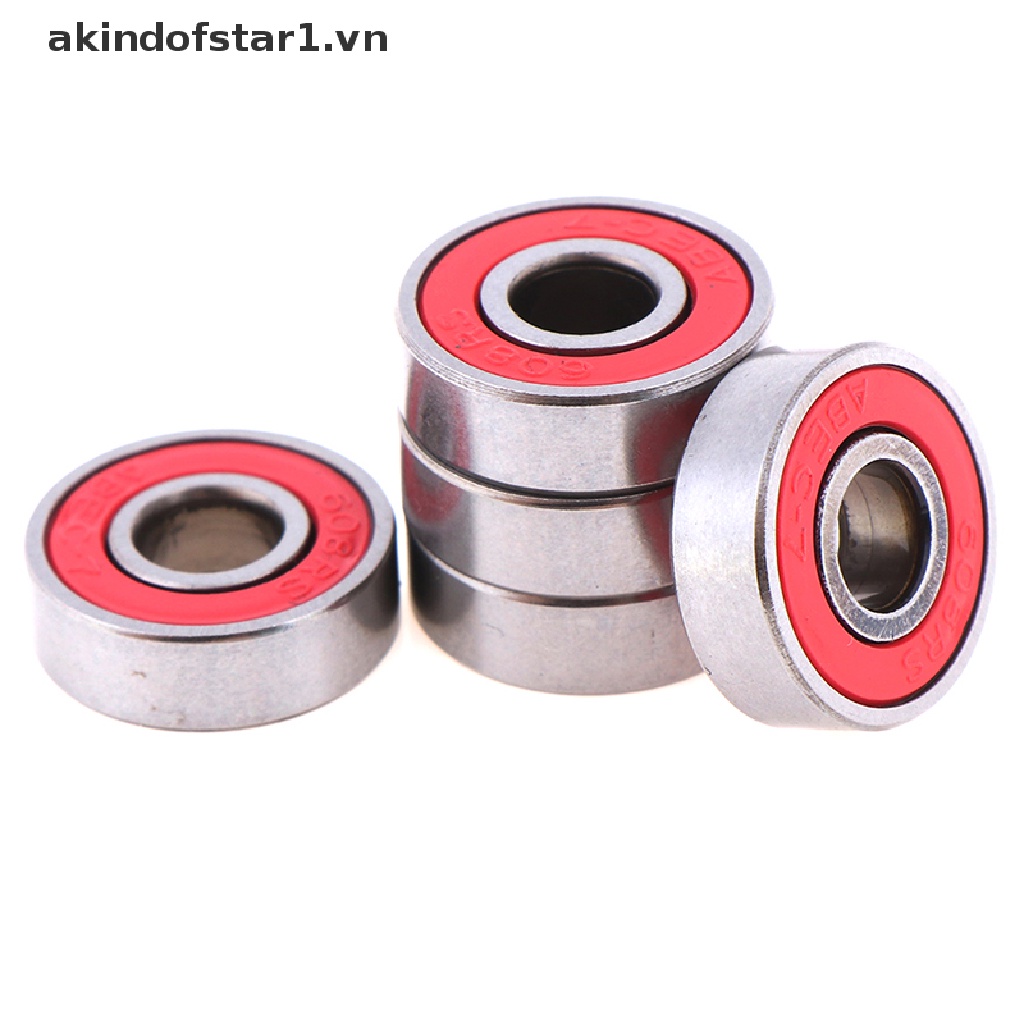 Bộ 5 Vòng Đệm Cho Ván Trượt ABEC-7 608RS 8x22x7mm