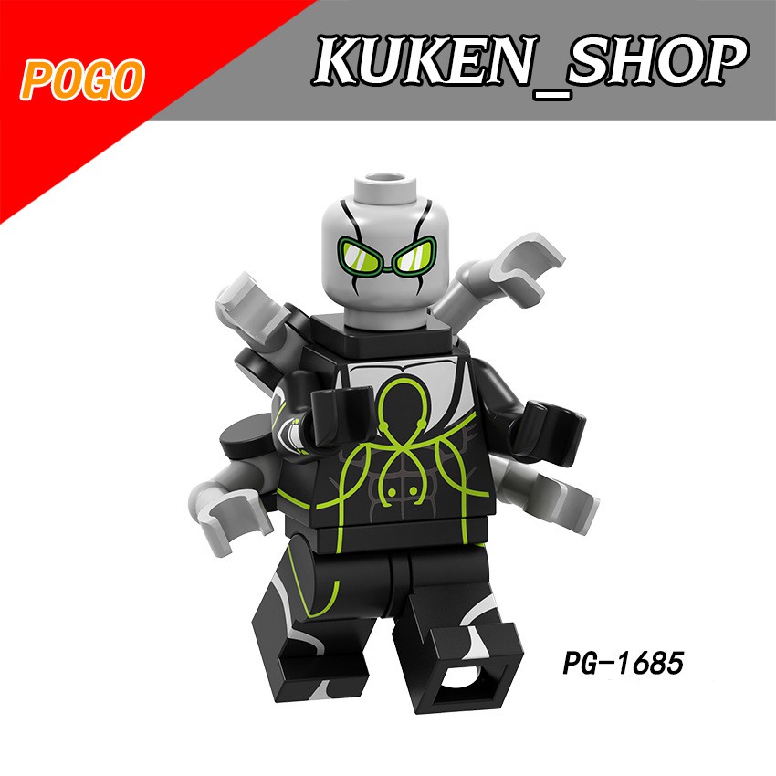 Minifigures Marvel DC Các Mẫu Nhân Vật Superior Octopus Steve Rogers Madame Baron Von Strucker Atom PG8191