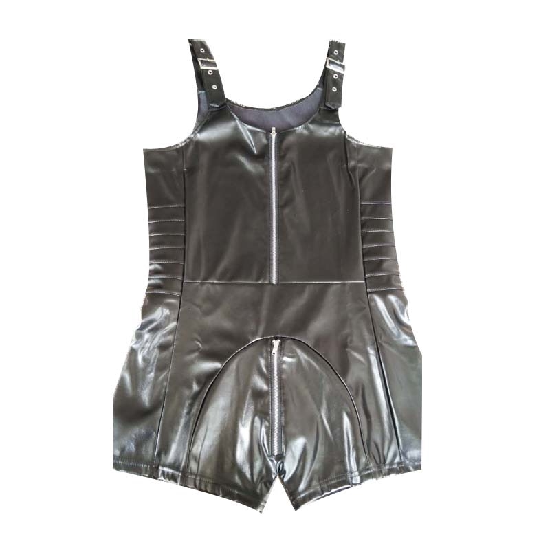 Bộ Jumpsuit Da Bóng Ôm Sát Gợi Cảm Cho Nam | BigBuy360 - bigbuy360.vn