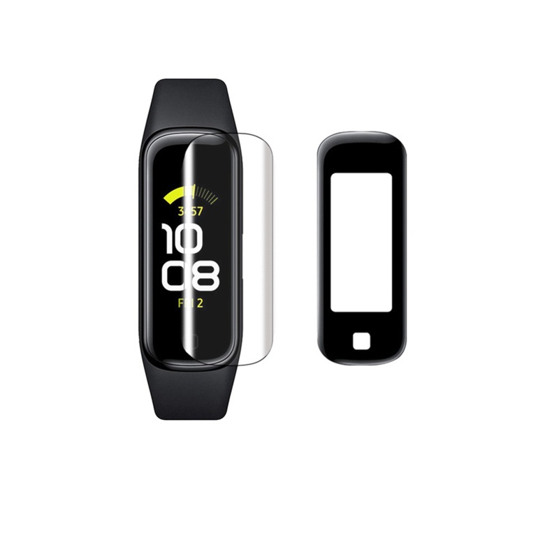 Set 3 Miếng Dán Tpu Mềm Trong Suốt Bảo Vệ Màn Hình Cho Đồng Hồ Thông Minh Samsung Galaxy Fit 2 Sm-R220 Smart Fit2 R220