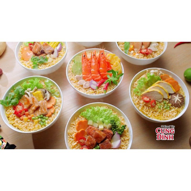 ⚡Date mới⚡ Mì Cung Đình Lẩu Tôm Chua Cay gói 80g | BigBuy360 - bigbuy360.vn