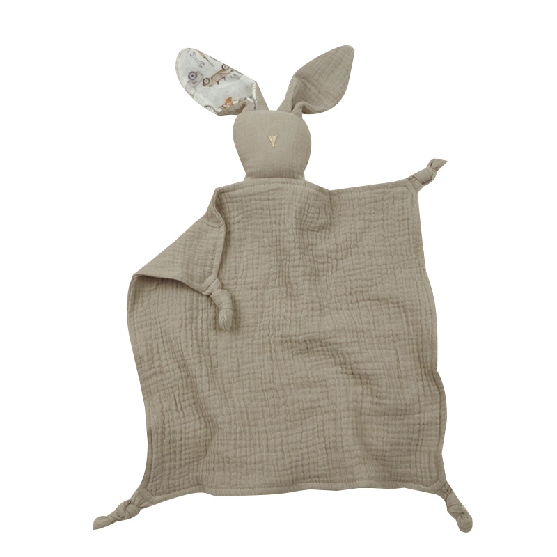 Haha Chăn Cotton Mềm Mại Họa Tiết Động Vật / Thỏ Dễ Thương Dành Cho Bé Sơ Sinh Mọc Răng