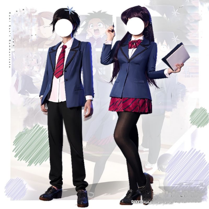 [OW] Costume wig Komi Shouko/Shousuke - Komi san wa Comyushou - Quần áo hóa trang [Miu Cosplay]