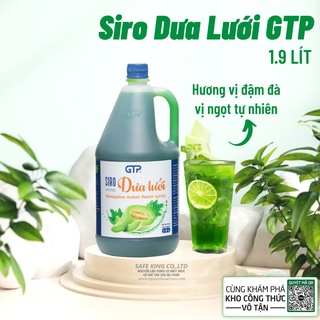 Siro Dưa Lưới GTP 2.5kg Hương Vị Đậm Đà, Vị Ngọt Tự Nhiên