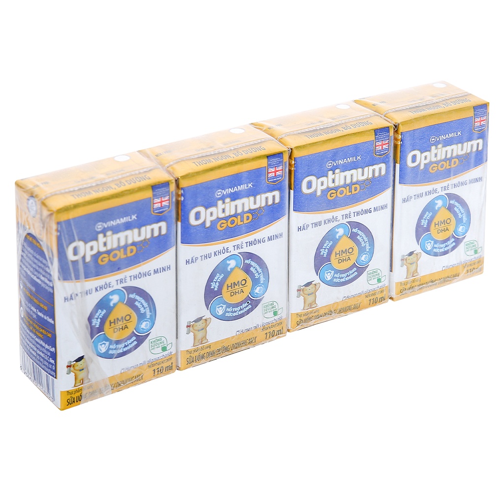 LỐC 4 HỘP SỮA BỘT PHA SẴN OPTIMUM GOLD 110ML