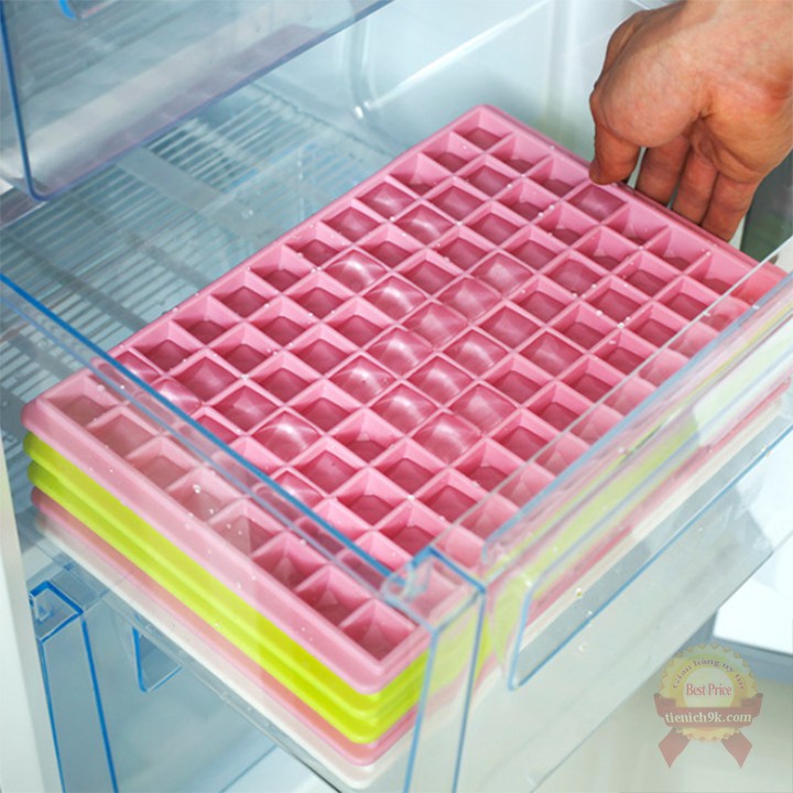 Khay làm đá 96 60 viên nhựa ô cao cấp đa năng để tủ lạnh đồ dùng nhà bếp