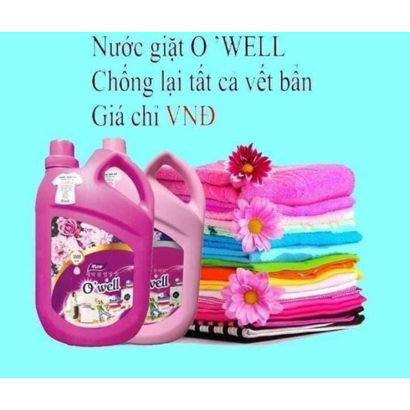 Nước giặt xả Owell hương thơm không phai màu