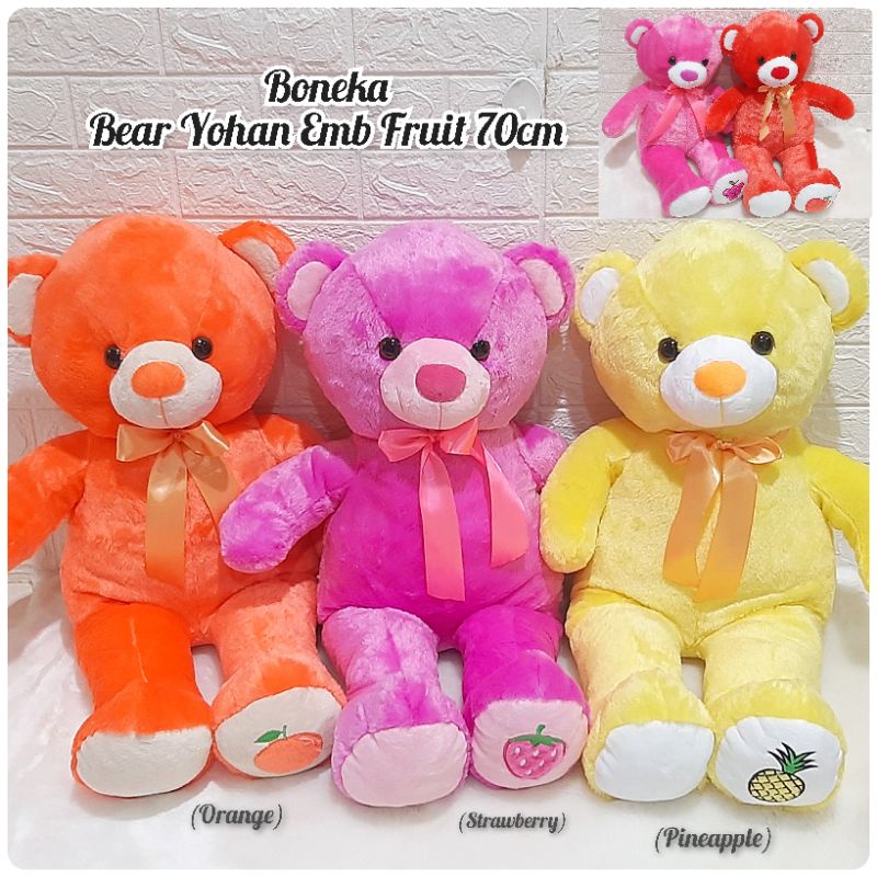 Xô Đựng Trái Cây Hình Gấu 70cm Xinh Xắn