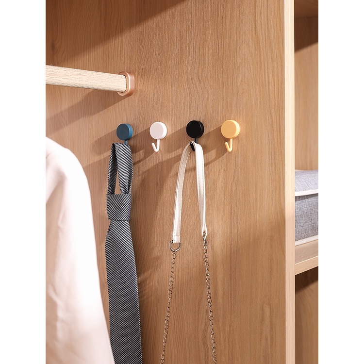Móc Tròn Nordic Dán Tường Treo Đồ, Siêu Dính, Siêu Chịu Lực Akii Home MT08