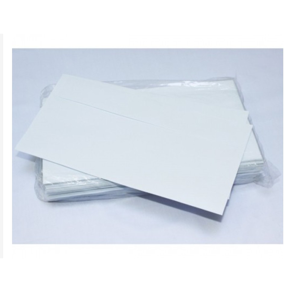 Bao Thư Trắng 12x22cm, Phong Bì Thư - 80g