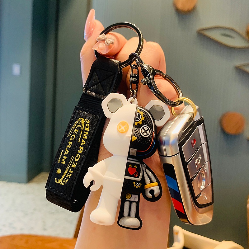 Móc khóa xe máy cute đẹp dễ thương treo chìa khóa balo điện thoại cao cấp, móc khóa xe ô tô cặp độc đáo BOLITA