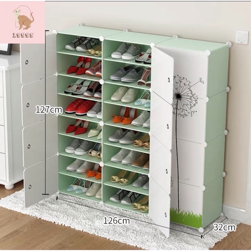TỦ ĐỂ GIÀY 24 Ô (chia ô) CỬA BỒ CÔNG ANH
