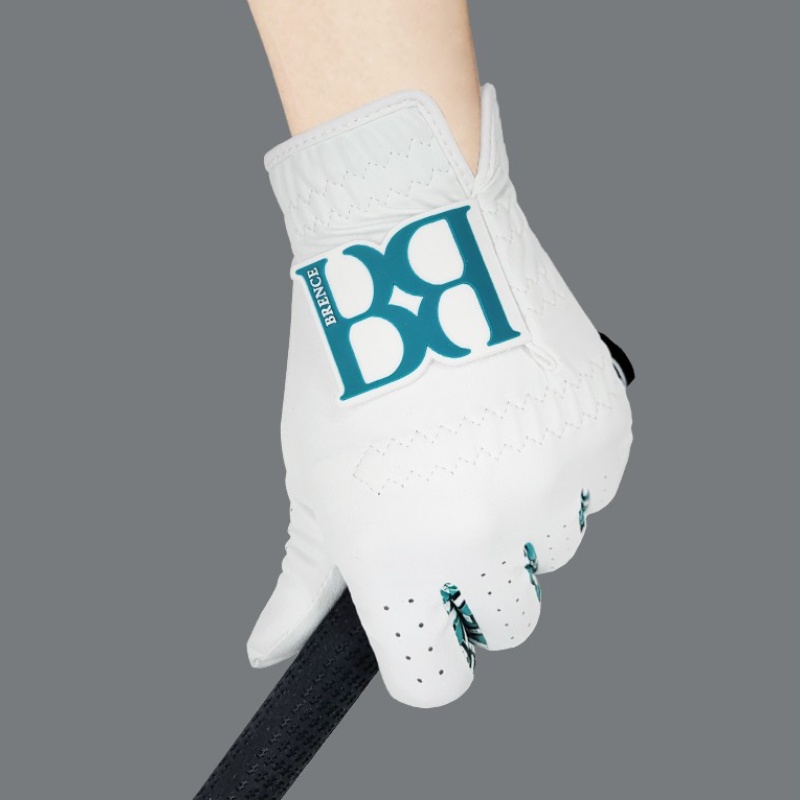 Hàn Quốc  White B/ da tổng hợp/ Găng tay golf nữ/Golf gloves