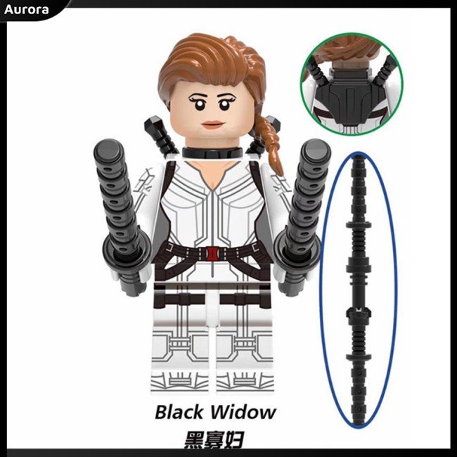 Mô Hình Lego Nhân Vật Siêu Anh Hùng Black Widow Captain Americasr Falcon Taskmaster