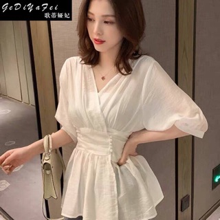 Áo trắng cách điệu mã 310
