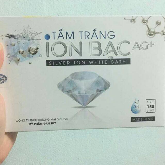 Tắm trắng ion bạc Ag +