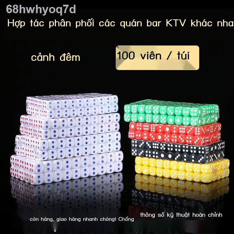▨ ( rẻ mà chất lượng)68hwhyoq7dXúc xắc rây màu xúc tròn đỏ và xanh chấm thanh ktv thông thường hạt sàng cốc uống lắc