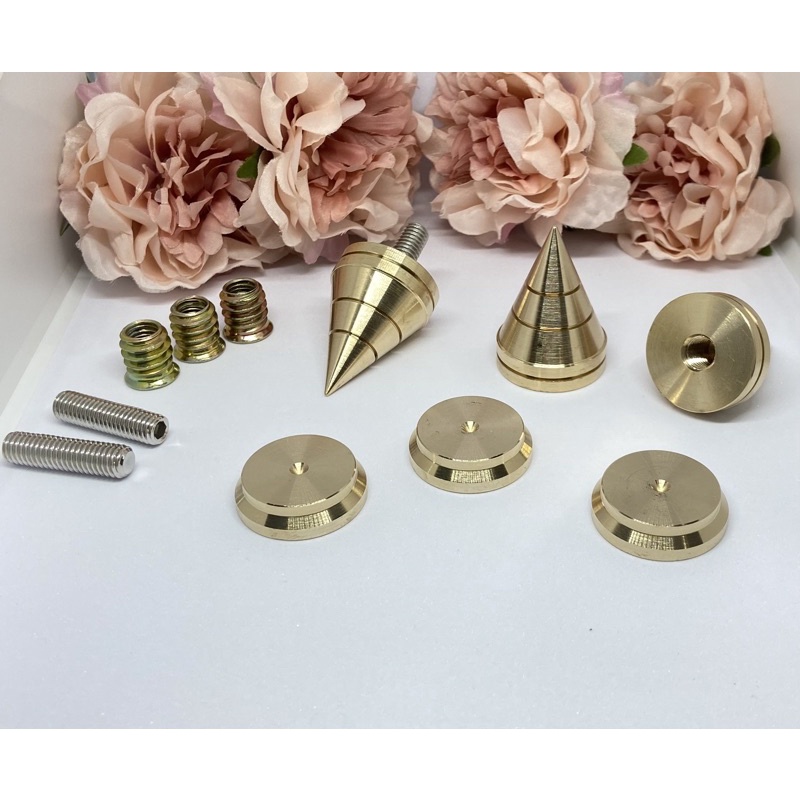 Chân đinh - Chén hứng  chống rung phi 30x45mm cho kệ loa