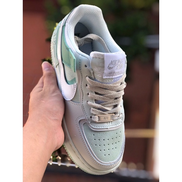 [ FREESHIP + Box,Bill ] Giày Sneaker Nam Nữ AF1 Shadow Green ( Xanh Lá )