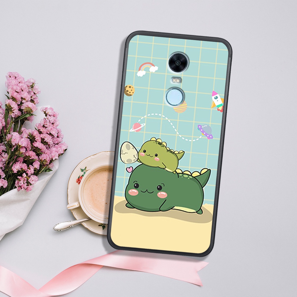 [HOT]ỐP XIAOMI REDMI 5 - REDMI NOTE 3 - REDMI 5 PLUS  , IN HÌNH KHỦNG LONG CHIBI SIÊU DỄ THƯƠNG.