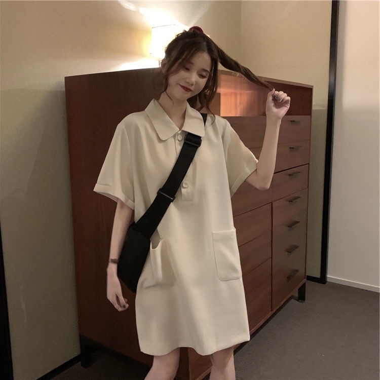 Đầm Cổ Polo Thiết Kế Mới Thoải Mái Thời Trang Dành Cho Nữ