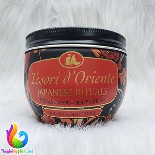 Kem Dưỡng Thể Hương Hoa Trà Nhật Bản Tesori D'oriente Ý 300ml