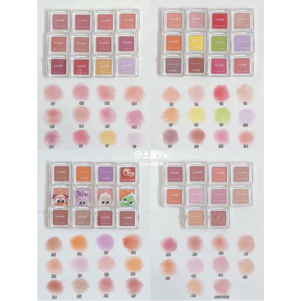 Phấn Má Hồng Judydoll Trang Điểm Bắt Sáng Nhiều Màu Sắc Tùy Chọn