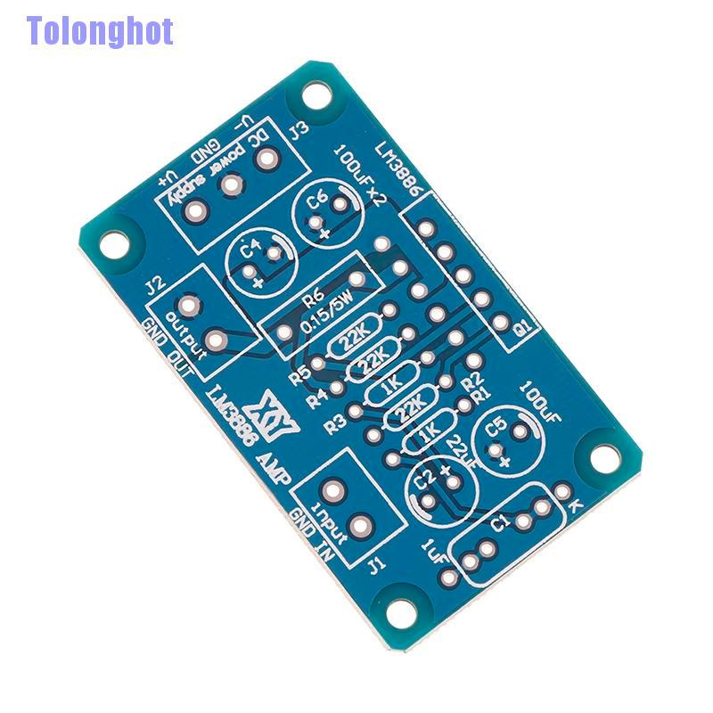 Tolonghot> DC ±20-28V 68W LM3886TF HIFI power amplifier board PCB parallel bare board