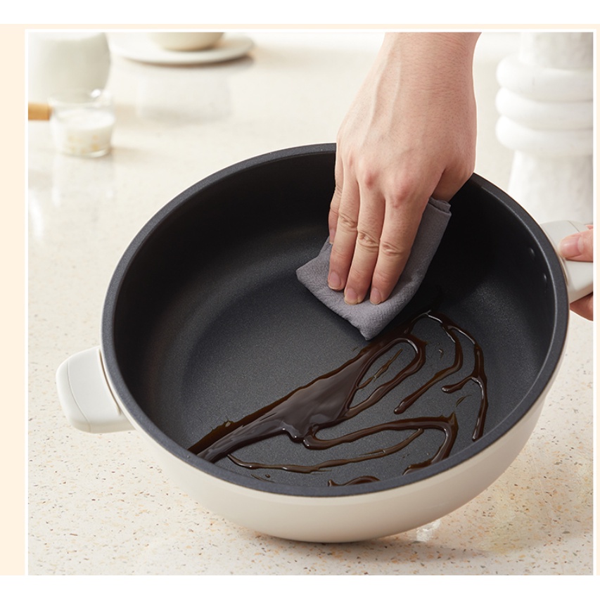 Nồi lẩu đa năng, chiên, xào, rán, hấp  dung tích 4L chính hãng bear model DHG-C40T1.