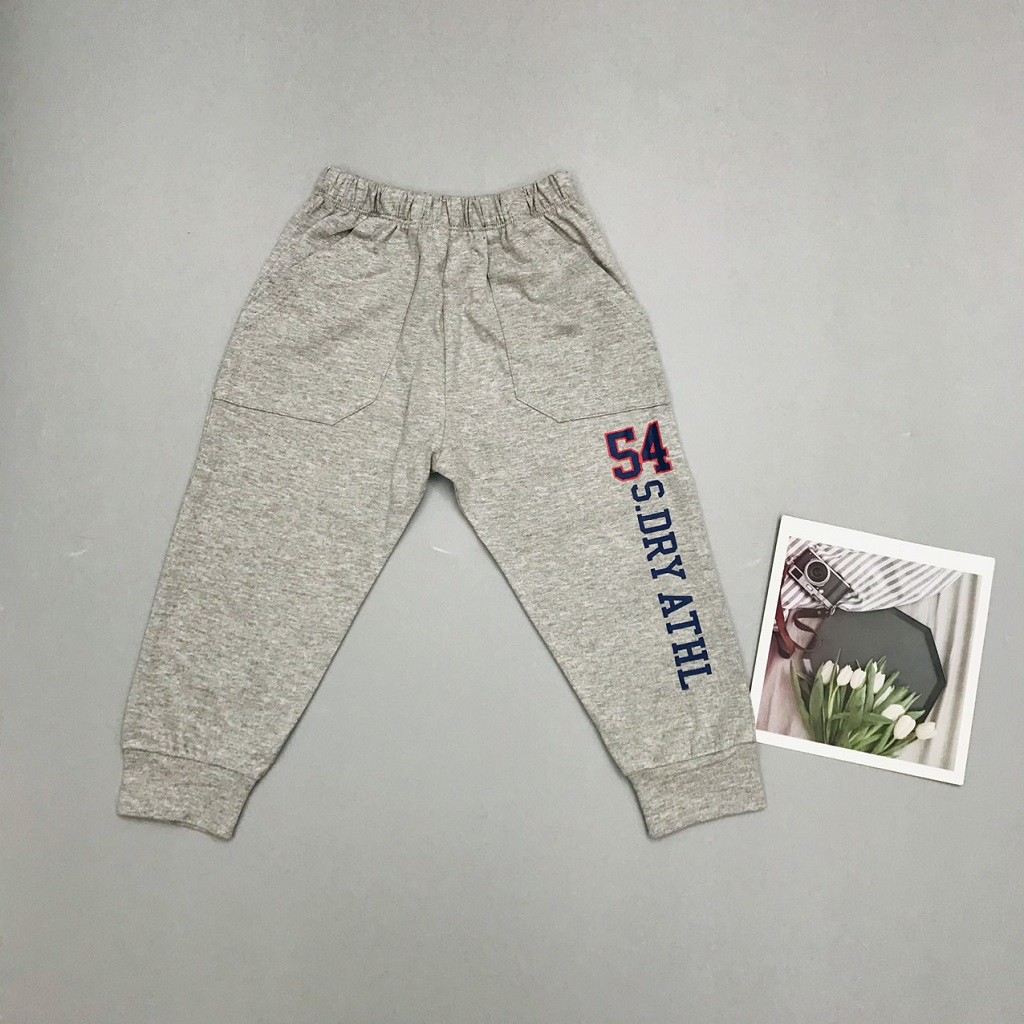 Quần dài bé trai, quần dài cotton bé trai chất mềm mát, size 9-14 - SUNKIDS