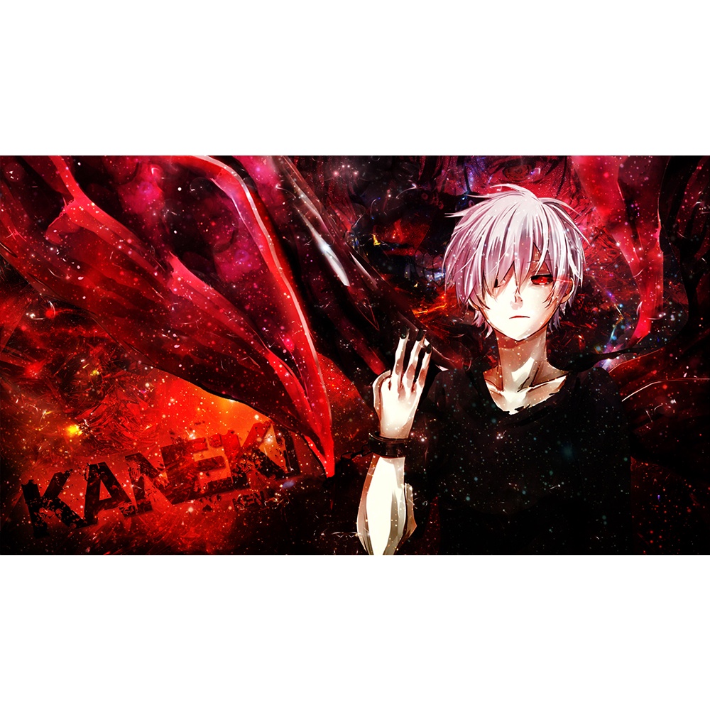 Poster A2, A3, A4 dán tường Anime, decal trang trí có keo TOKYO GHOUL - Mẫu 1