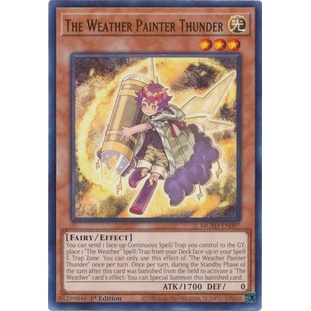 Thẻ bài Yugioh - TCG - The Weather Painter Thunder / MGED-EN097'