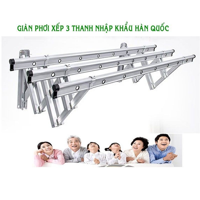 GIÀN PHƠI ÁP TƯỜNG CAO CẤP XUẤT HÀN NHÔM DÀY