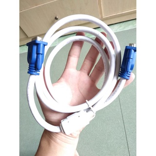 Cáp VGA 1.5M/ 3M/ 5M - Full HD 1080 - (Dây trắng)