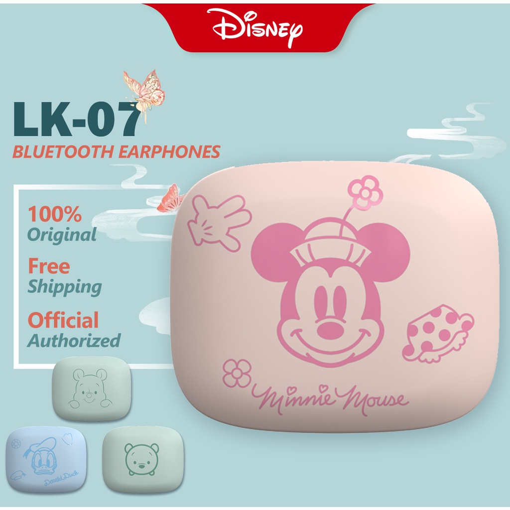 DISNEY Tai Nghe Không Dây Bluetooth 5.1 LK-07 TWS Kèm Mic Chất Lượng Cao
