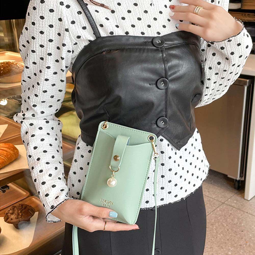 Túi Da Đeo Chéo Mini Đựng Điện Thoại Thời Trang Cho Nữ