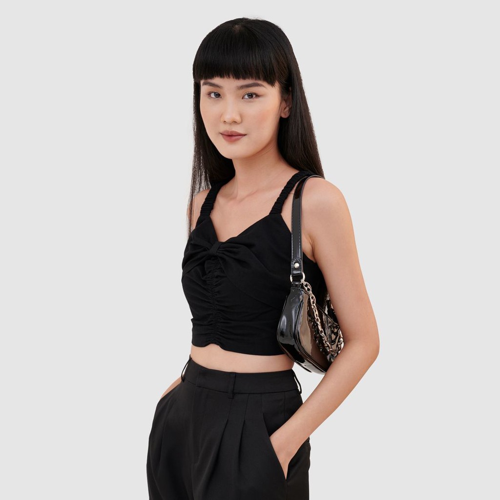 Áo croptop 2 dây smocking lưng - MARC FASHION