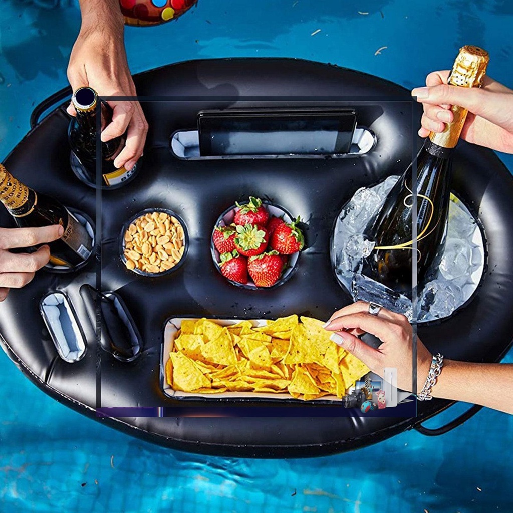 Khay Đựng Đồ Uống Nổi Trên Mặt Nước Cho Bữa Tiệc Hồ Bơi