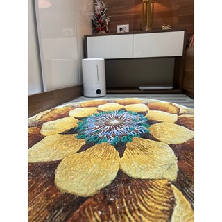( Hàng loại 1 - đế dệt bền đẹp) Thảm hoa decor, thảm hoa dệt sang