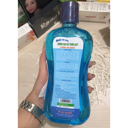 [Chính hãng] Nước Súc Miệng Thái Dương - Chai 500ml - Hương Bạc Hà Ngừa Nhiệt Miệng Hôi Miệng [CHÍNH HÃNG ]