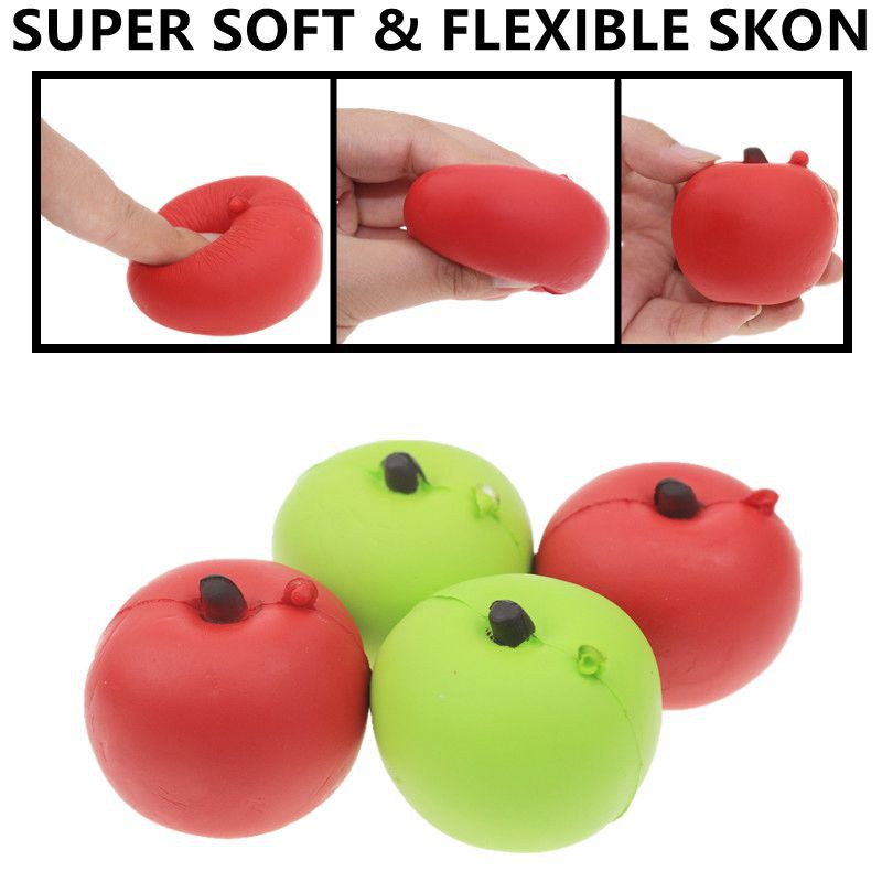 Đồ chơi mini bóp hình táo dễ thương giảm căng thẳng