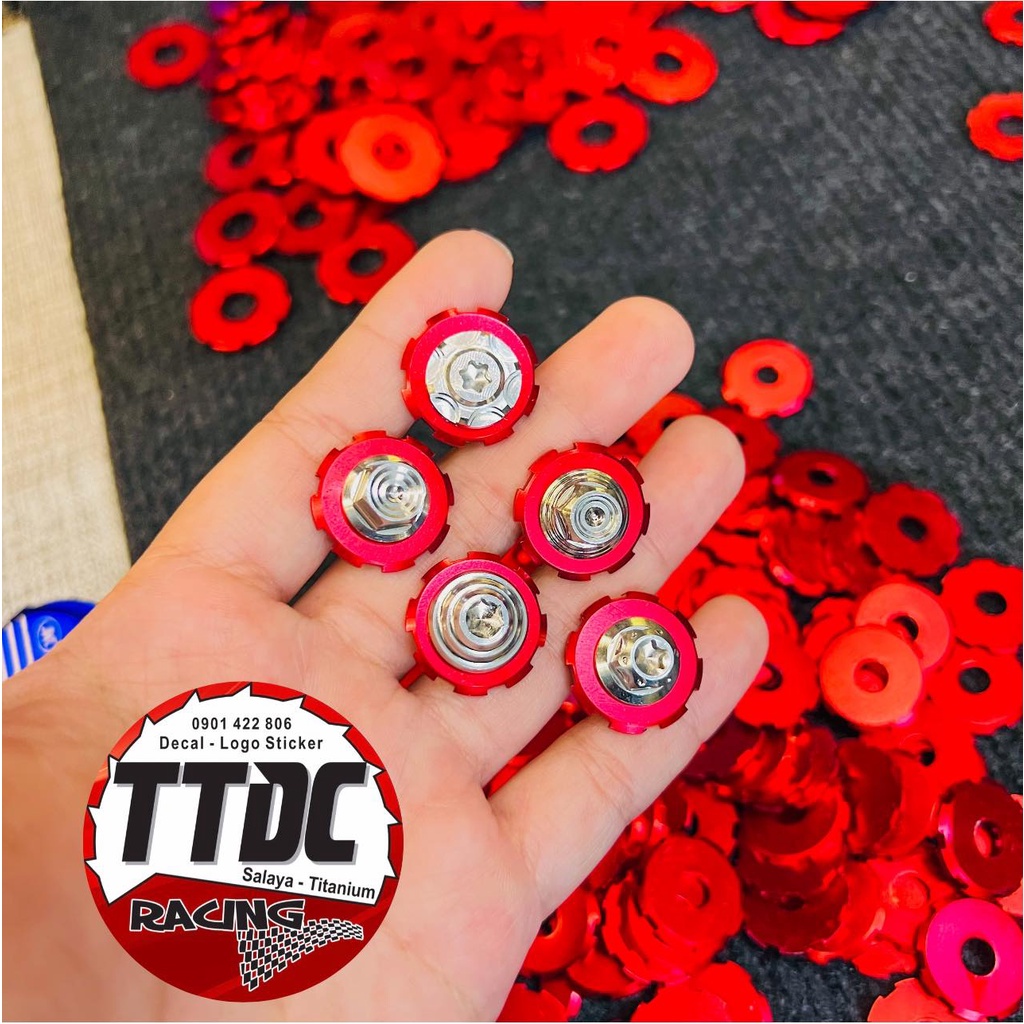 Lông đền nhôm mẫu bánh răng mới nhất 2022 đủ size 6li/8li/10li/12li gắn mọi vị trí 🇻🇳