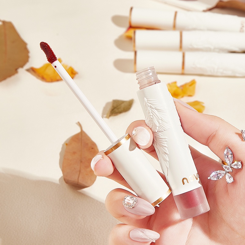 Son Kem Lì Mịn Mượt Như Nhung Kháng Nước Dưỡng Ẩm Môi NOVO NO:5465