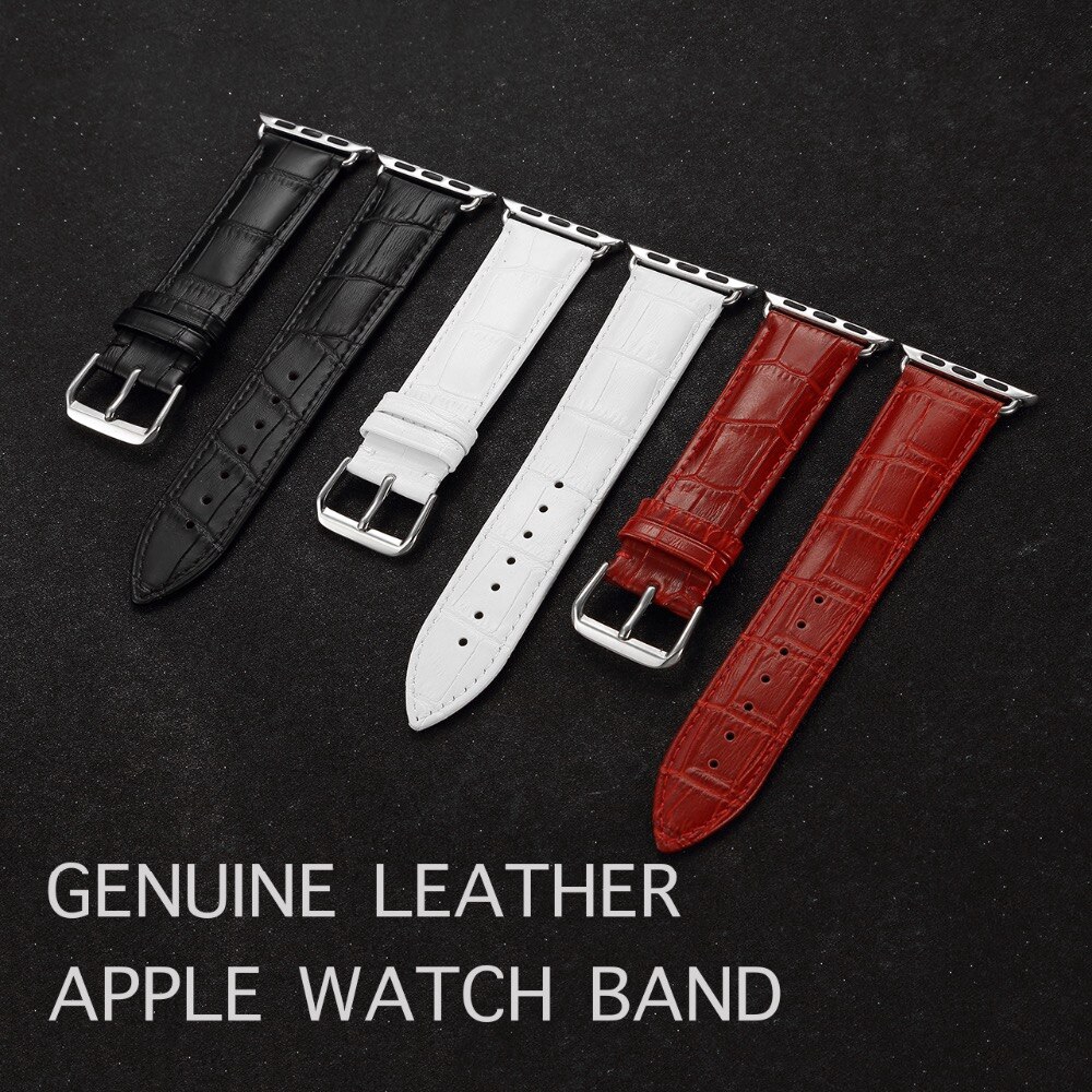Dây Da Khóa Kim Loại Cho Đồng Hồ Apple series 8ultra 7 6 5 4 3 2 1 38mm 40mm 41mm 45mm 49mm