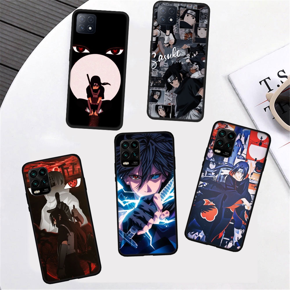 Ốp điện thoại silicon mềm hình Naruto Sasuke Itachi Uchiha cho OPPO Reno 2 3 4 Pro Lite Z 2Z 2F A1K F15 WZI89