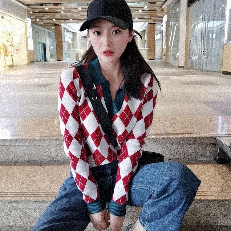 Áo len cổ V tay dài thời trang Hàn Quốc 2020 cho nữ | BigBuy360 - bigbuy360.vn