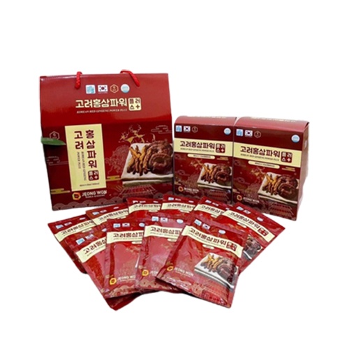 Nước Hồng Sâm Linh Chi Nhung Hươu Jeong Won Hàn Quốc cap cấp hộp 20 gói x 80ml - hoanggamkorea