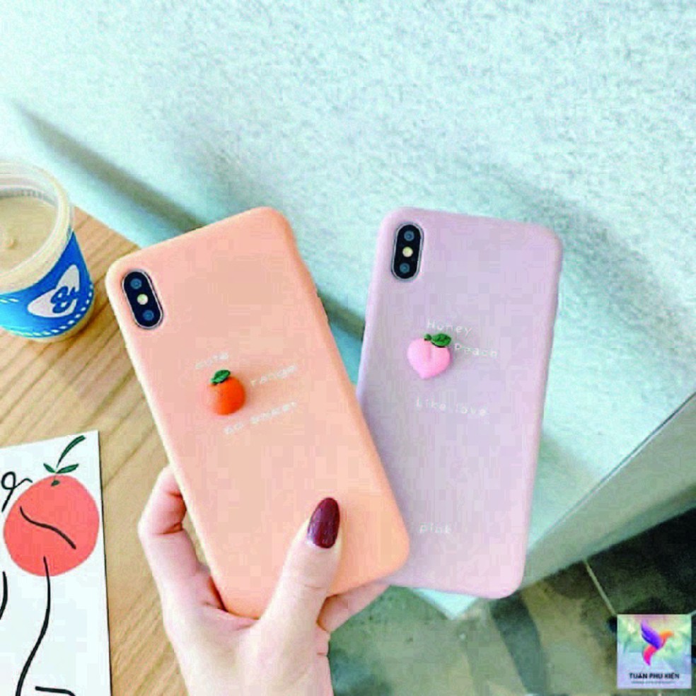 Ốp Lưng Iphone ⚡ Combo 3 Ốp Lưng Điện Thoại Iphone Trái Cây Tí Hon 55K ⚡ Full Size Từ Iphone 6 - 11 Promax - Tuấn Case 7