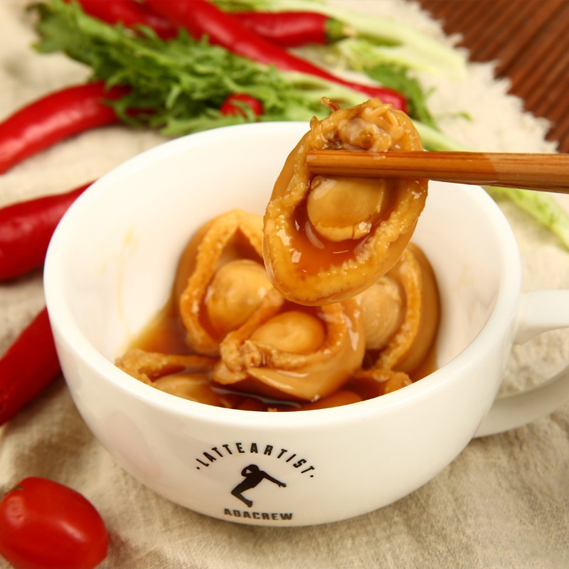 Bào ngư hộp HONG KONG ABALONE Cao Cấp,bào ngư đóng hộp ăn liền date 2025