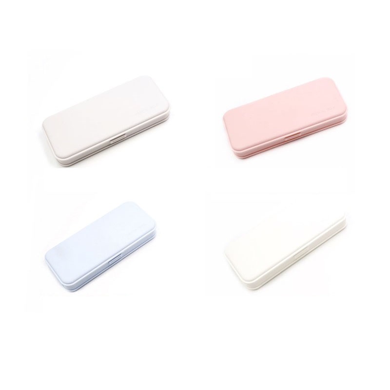 1 Hộp Đựng Bút Chì Sức Chứa Lớn Màu Morandi Đơn Giản Tươi Mới Và Sáng Tạo Cho Trường Học